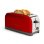 Tostadora vintage Taurus Vintage Red 2 ranuras largas 1400 W 6 niveles roja