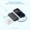 Power Bank Anker Zolo 10.000 mAh, 30W, 1 USB-C, 1 Cable retráctil USB-C, 1 USB-A Negro