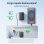 Power Bank Anker Nano 10.000 mAh, 45W, 1 USB-C, Cable retráctil USB-C, 1 USB-A Negro
