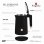 Bouilloire électrique Berlinger Haus Double Wall 1,7l acier inoxidable noir-rose or