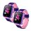 Klack Pack 2 Smartwatch Infantil GPS Botón SOS Cámara HD Rosa Control Parental