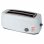 Comelec TP1728 Broodrooster 2 sleuven 1400 W 6 bruiningsstanden Opwarmen Ontdooien Wit