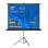 Schermo da proiezione Iggual 72" con treppiede e borsa
