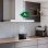 Campana extractora Bolero Flux TT 908000 Slim Glass White Conducción 90cm con control gestual