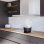 Campana extractora Bolero Flux TT 908000 Slim Glass White Conducción 90cm con control gestual