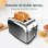Tostador Vertical Cecotec Toastin' Time 850 Inox Essential 850W