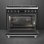 Cocina Smeg Symphony C9GMMB2 Negro 6 Zonas Gas Horno Eléctrico