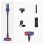 Aspiradora sin Cable Dyson V10 Konical 525W 60 min Cepillo Motorizado Antienredos Negro/Cobre