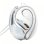 Auriculares Bluetooth Paxa Tf-t55 sem fios com gancho de orelha, som envolvente branco