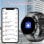 Dam Electronics Smartwatch TK25 Bluetooth 1,36'' IPS Nero IP67 ECG Glucosio
