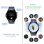 Dam Electronics Smartwatch TK25 Bluetooth 1,36'' IPS Nero IP67 ECG Glucosio