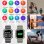 Dam Electronics Smartwatch K6 Bluetooth 1,8'' Zinco Nero IP67 Pulsossimetro SpO2