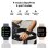 Dam Electronics Smartwatch H30 Bluetooth 1,75'' Touch Nero IP67 Pulsossimetro SpO2