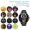 Dam Electronics Smartwatch QS80 Bluetooth 1,39'' TFT Nero IP67 Cardio Termometro