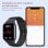 Dam Electronics Smartwatch ZW32 Bluetooth 1,85'' TFT Nero Multisport IP68