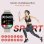 Dam Electronics DT99 Bluetooth 44mm AMOLED Negro Silicona IPX7 SpO2 Pulsómetro ECG