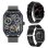 Dam Electronics DT99 Bluetooth 44mm AMOLED Negro Silicona IPX7 SpO2 Pulsómetro ECG