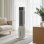 Homcom Climatizador Evaporativo De Torre 3 En 1 Depósito De 9 L Blanco