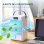 Homcom Mini Enfriador De Aire 4 En 1 4 Velocidades Luz Rgb De 7 Colores Blanco