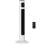 Homcom Ventilador De Torre 45w Con Control Remoto 3 Velocidade 3 Modos Blanco