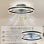 Ventoinha de Teto com Luz HOMCOM B31-646V00BK 45W Ø50cm 6 Velocidades Motor DC Reversível Comando