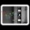 Homcom Espejo De Baño Con Luz Led 70x50 Cm Con Bluetooth Reloj Digital