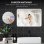 Homcom Espejo De Baño Con Luz Led 70x50 Cm Con Bluetooth Reloj Digital