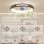Homcom Ventilador De Techo Con Luz Led 40 W Motor Dc Reversible Teca