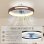 Ventoinha de Teto com Luz Homcom B31-641V00TK 40W Ø49cm 6 Velocidades Motor DC Reversível Comando