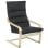 Homcom Sillón De Salón Moderno Con Respaldo Alto Patas De Madera Negro