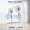 Homcom Ventilador De Pie Con Control Remoto Y Función Wifi Altura Ajustable