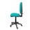 Cadeira de escritório Piqueras y Crespo Ayna ergonómica turquesa regulável em altura