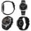 Dam Electronics Smartwatch E18 Pro Bluetooth NFC 1,32 pollici Metallo Silicone IP67