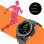 Dam Electronics Smartwatch Q666K Bluetooth 1,28 pollici Metallo IP68 Pulsometro Tensiometro