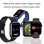 Dam Electronics Smartwatch X8 Max Bluetooth 1,75" Táctil Negro M IP67 Pulsómetro Tensiómetro