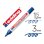 Marcatori Permanenti Edding 3000 Set da 4 Punta Tonda 1.5-3 mm Blu