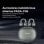 Auriculares Paxa Paxa-c06 inalámbricos Bluetooth para uso diario con carga rápida morados