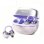 Auricolari Paxa Bluetooth aperti stabili comodi clip orecchio viola