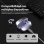 Auricolari Paxa Bluetooth aperti stabili comodi clip orecchio viola