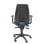 Chaise de bureau ergonomique Piqueras y Crespo Elche S avec accoudoirs réglables, mécanisme synchrone, dossier et assise bleus, garantie 3 ans