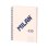 Cuaderno Milan 430 A4 Espiral Tapa Dura Cuadriculado 80 Hojas 95gr Beige