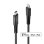 Cabo Lindy 31285 0,5 m Lightning para USB-C Preto