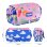 Astuccio Triplo Milan Green & Grow con Materiale Scolastico Incluso
