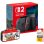 Nintendo Switch 2 7.9" FullHD HDR 120Hz 256GB Azul/Rojo + Funda Mario Kart + Protector