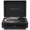 Lecteur CD Prixton Boogie Vintage 6W RMS Bluetooth Radio FM AUX Noir