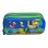 Estuche escolar Officebox multi-compartimento EVA 3D Jungle Azul 22 x 11 x 7 cm