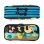 Estuche escolar Officebox multi-compartimento EVA 3D Jungle Azul 22 x 11 x 7 cm