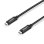 Cable USB C Lindy 43308 5 m USB 3.2 Gen 2 10 Gbit/s Negro