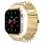 Armband Just in Case für Apple Watch 40/41/42mm aus goldenem Edelstahl