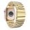 Armband Just in Case für Apple Watch 40/41/42mm aus goldenem Edelstahl